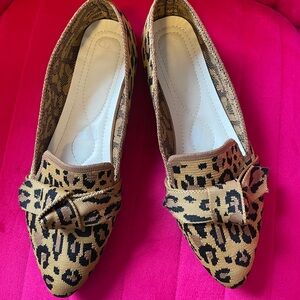Leopard Print Women's Loafers